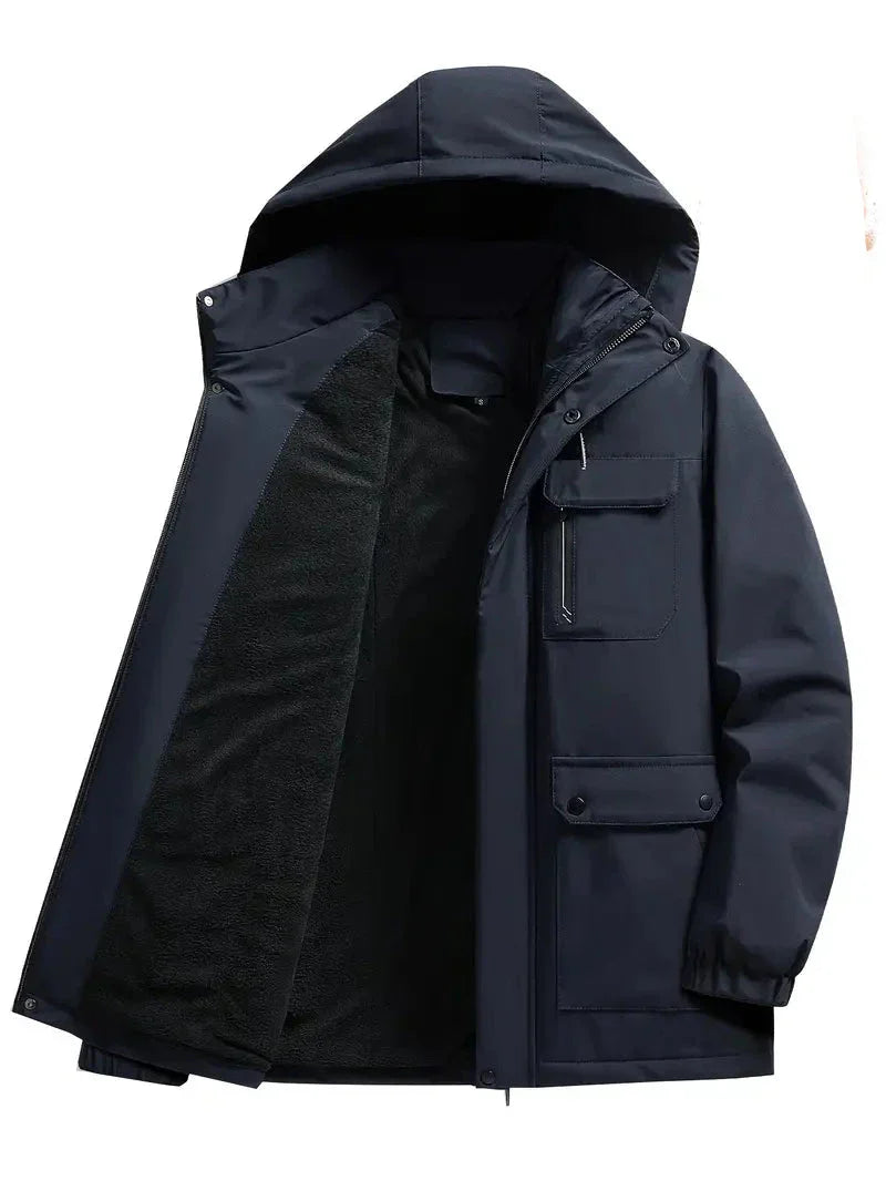 Étienne – Manteau d’hiver doublé chaud homme