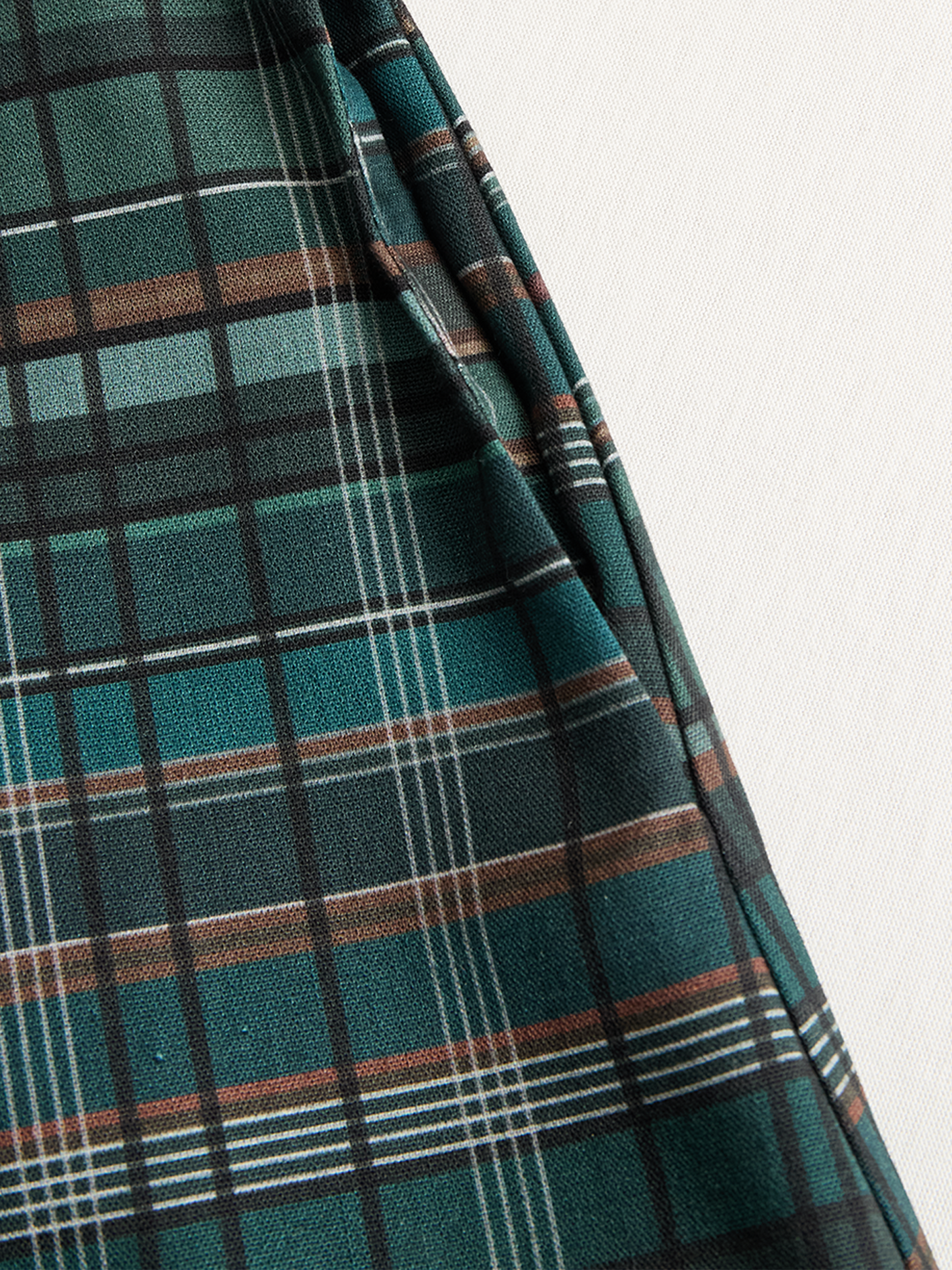 Lucie – Robe chemise maxi à carreaux femme