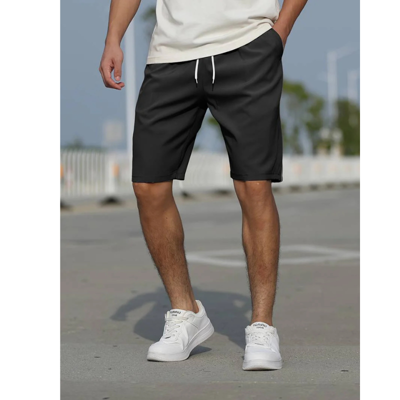 Axel – Short casual avec cordon de serrage à la taille et taille basse homme