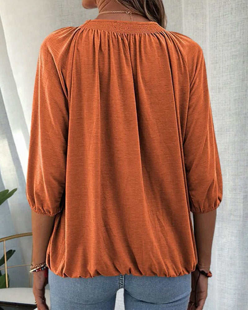 Kiara – T-shirt à col rond femme
