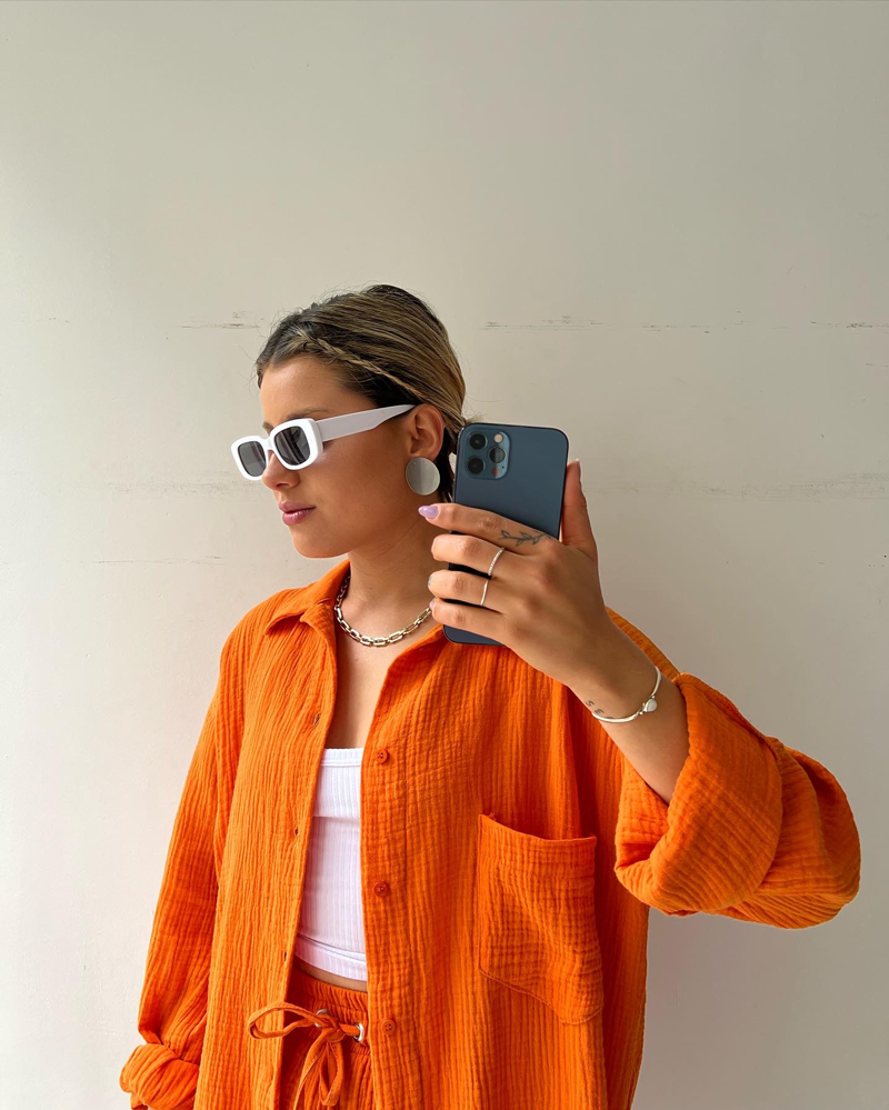 Camille – Ensemble en coton élégant femme