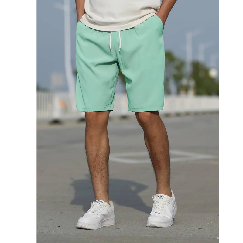 Axel – Short casual avec cordon de serrage à la taille et taille basse homme