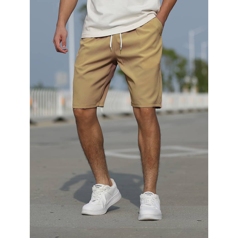 Axel – Short casual avec cordon de serrage à la taille et taille basse homme