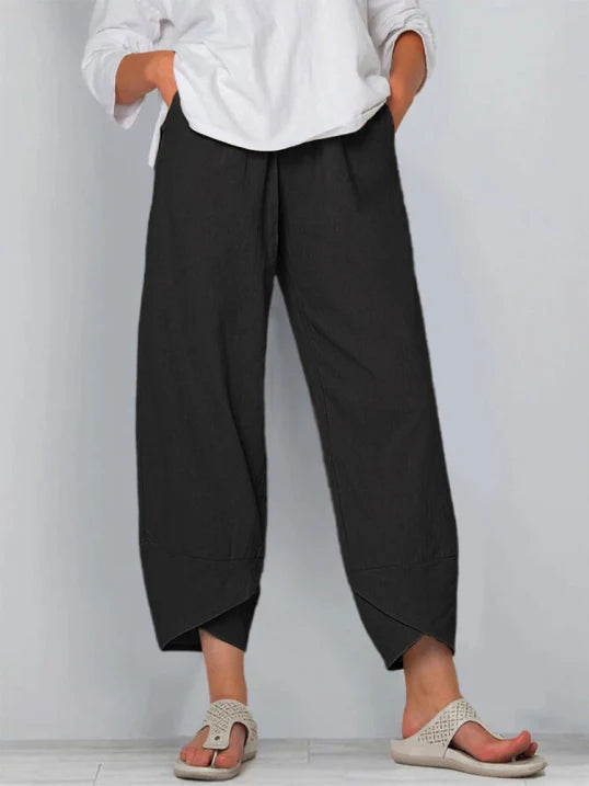 Nathalie – Pantalon légèrement raccourci femme