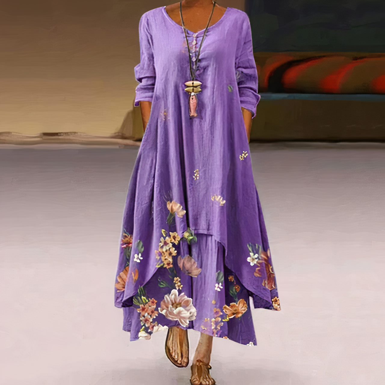 Fleur – Robe élégante femme