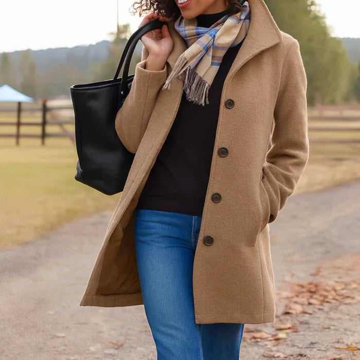 Élodie – Manteau femme long