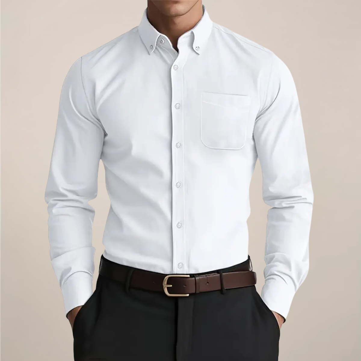 Hugo – Chemise casual à manches longues homme