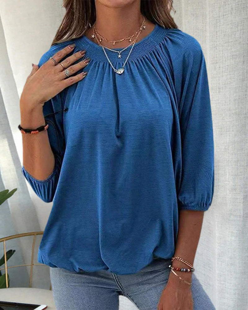 Kiara – T-shirt à col rond femme