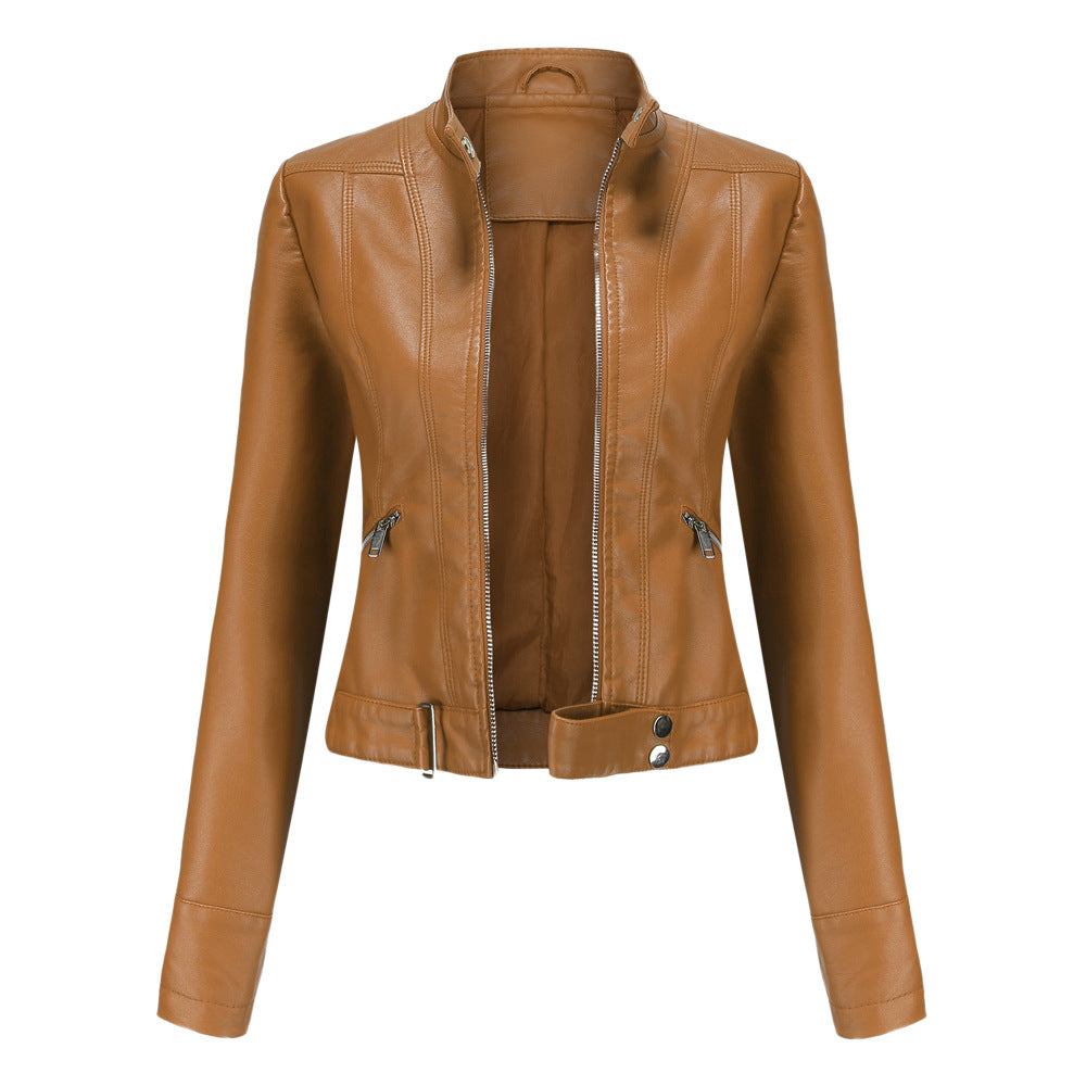 Élise – Veste femme automne style cuir