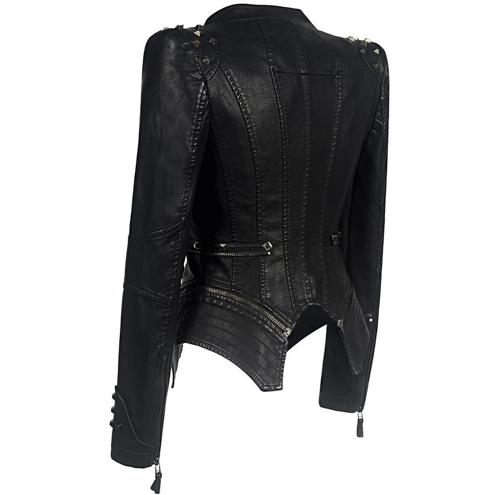 Léa – Veste femme biker