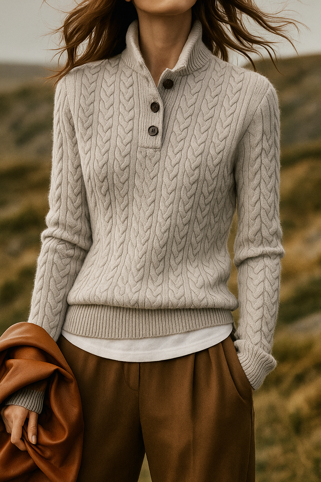 Margaux – Pull oversize en maille femme