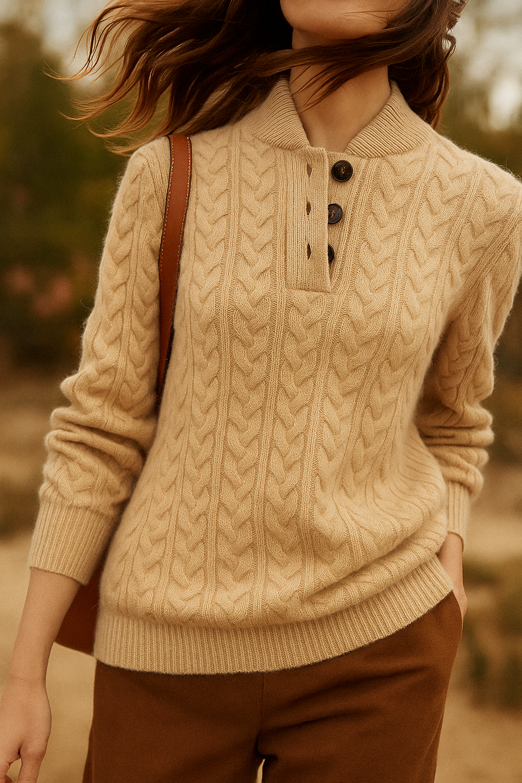 Margaux – Pull oversize en maille femme