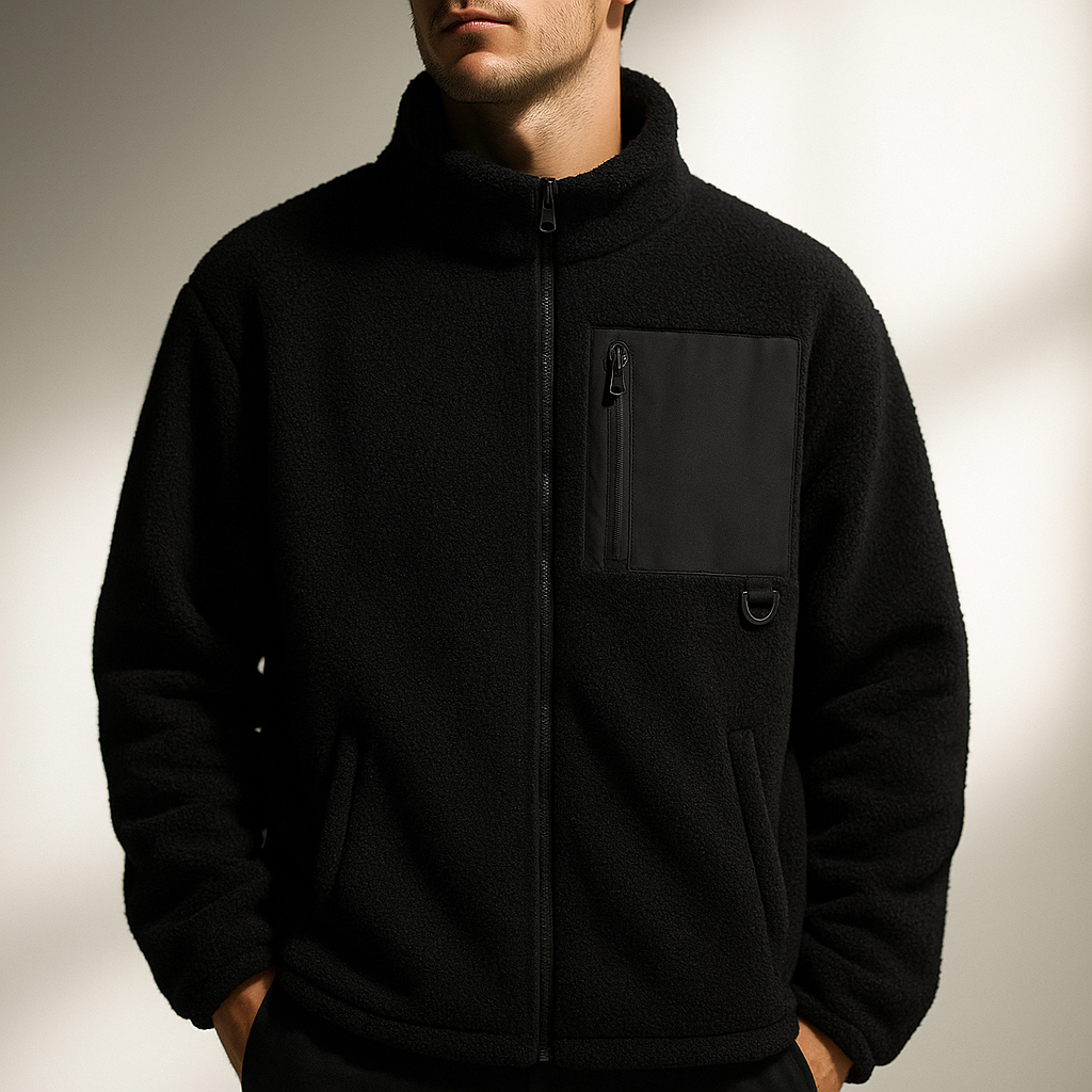 Clément – Veste polaire zippée d’hiver homme