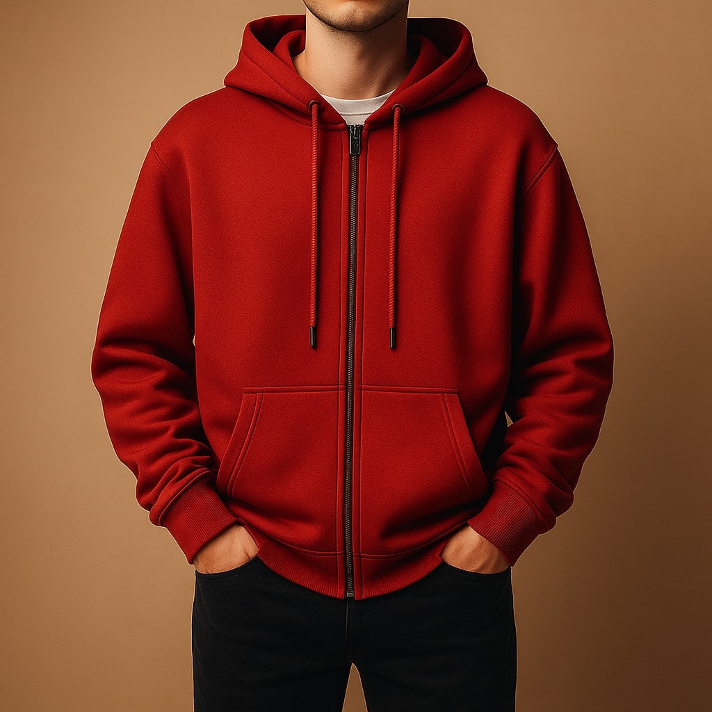 Baptiste – Hoodie polaire zippé homme
