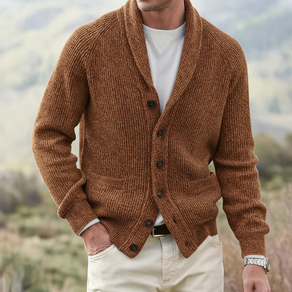 Arthur – Cardigan à col châle homme