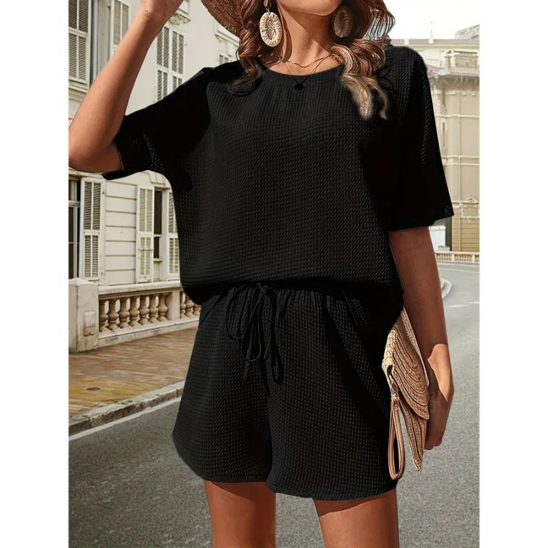 Zara – Ensemble festival avec top ample et short femme