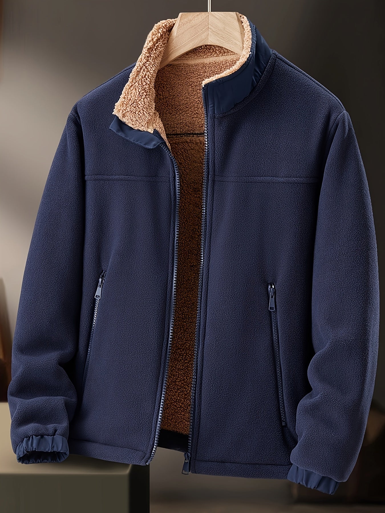 Timothée – Veste polaire homme avec doublure et fermeture zippée