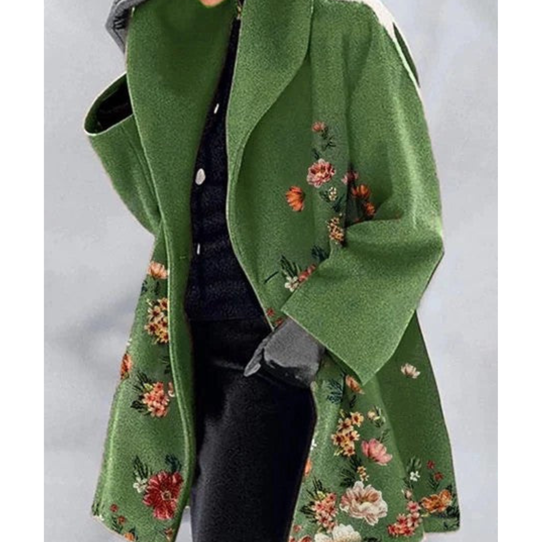 Clémence – Manteau femme brodé