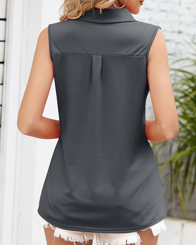 Claire – Blouse sans manches femme