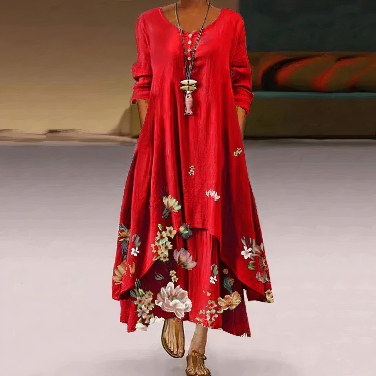 Fleur – Robe élégante femme