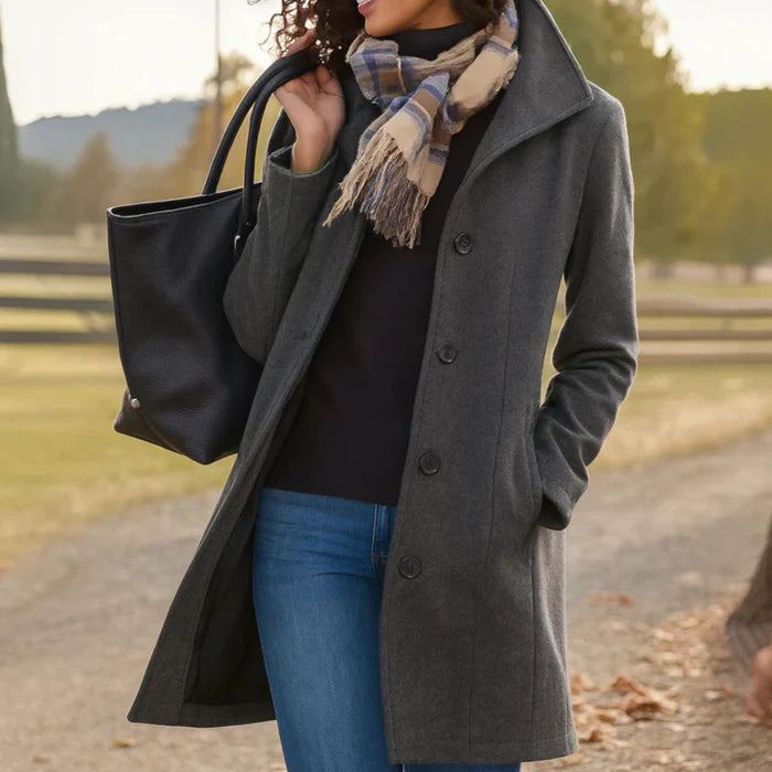 Élodie – Manteau femme long