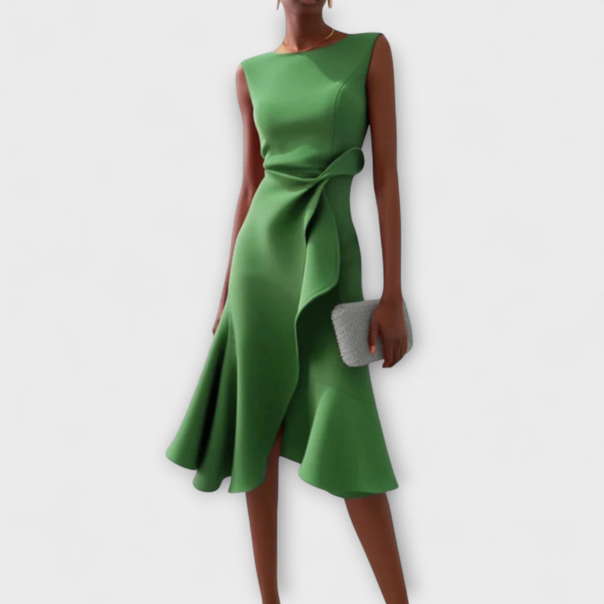 Aurélie – Robe midi sophistiquée femme