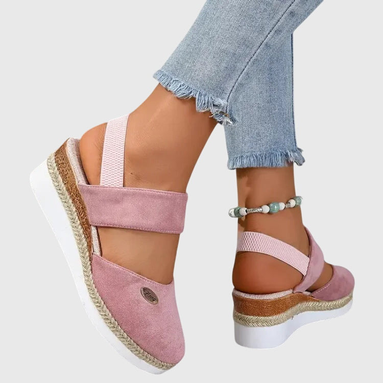 Apolline – Sandales à talon compensé femme
