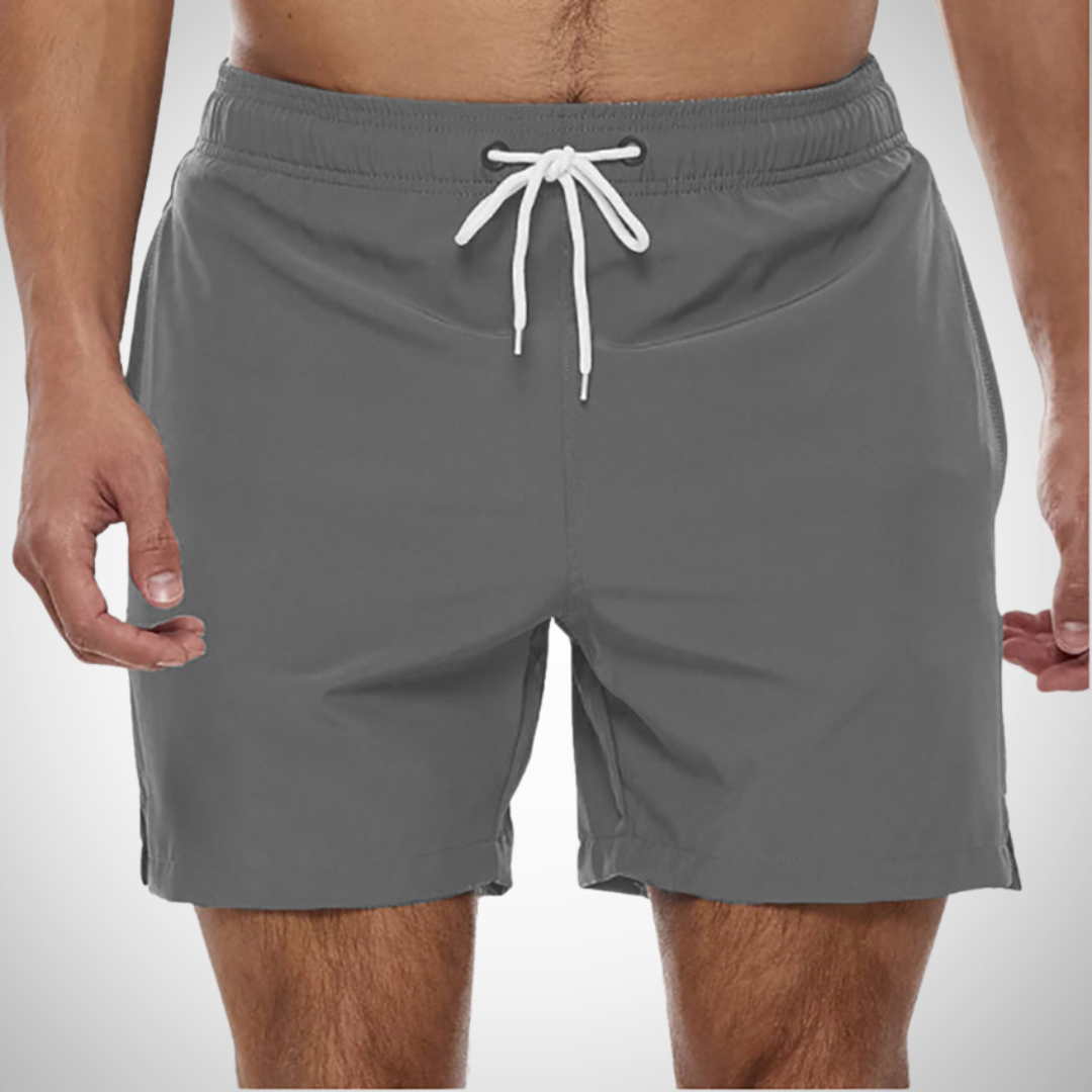 Mathis – Short de bain confortable uni homme