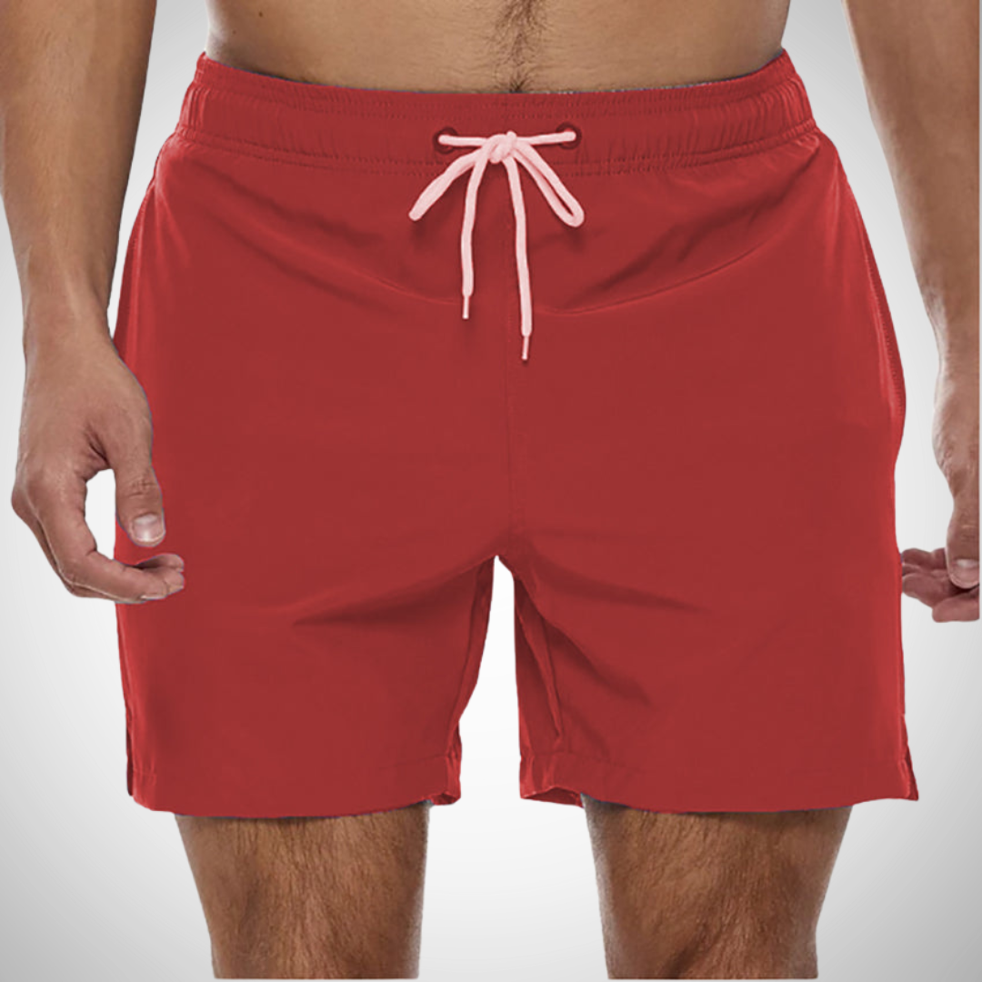 Mathis – Short de bain confortable uni homme