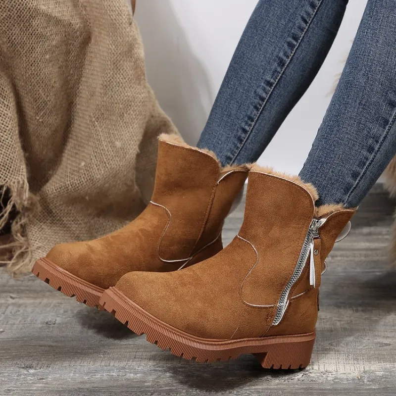 Manon – Bottes d’hiver zippées femme