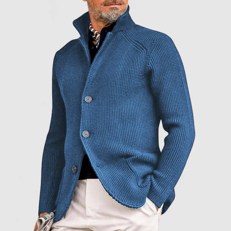 Gérard – Cardigan tricot homme d’hiver à poches