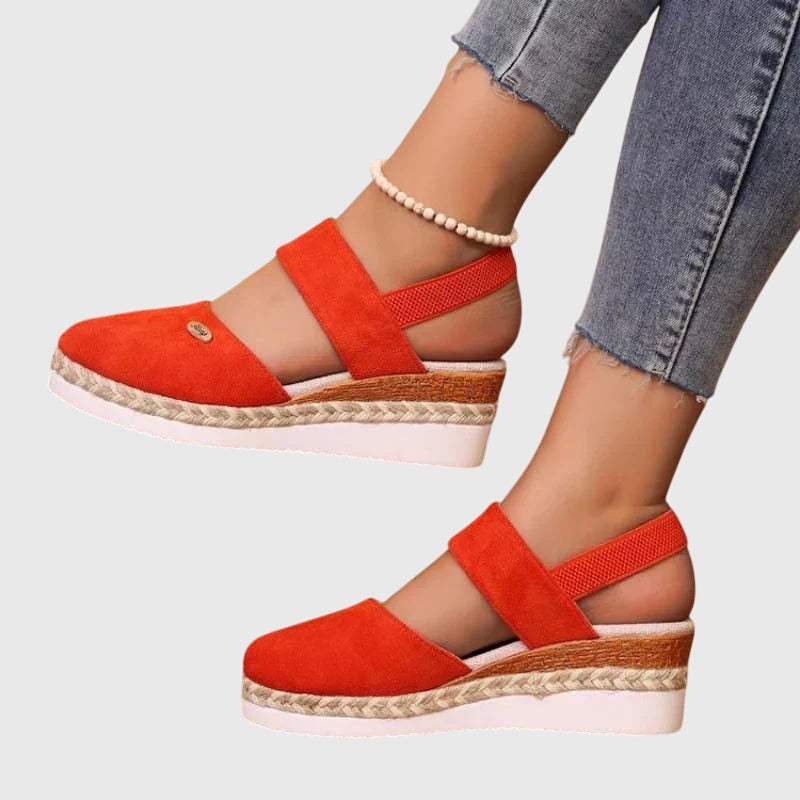 Apolline – Sandales à talon compensé femme
