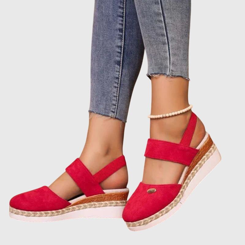 Apolline – Sandales à talon compensé femme