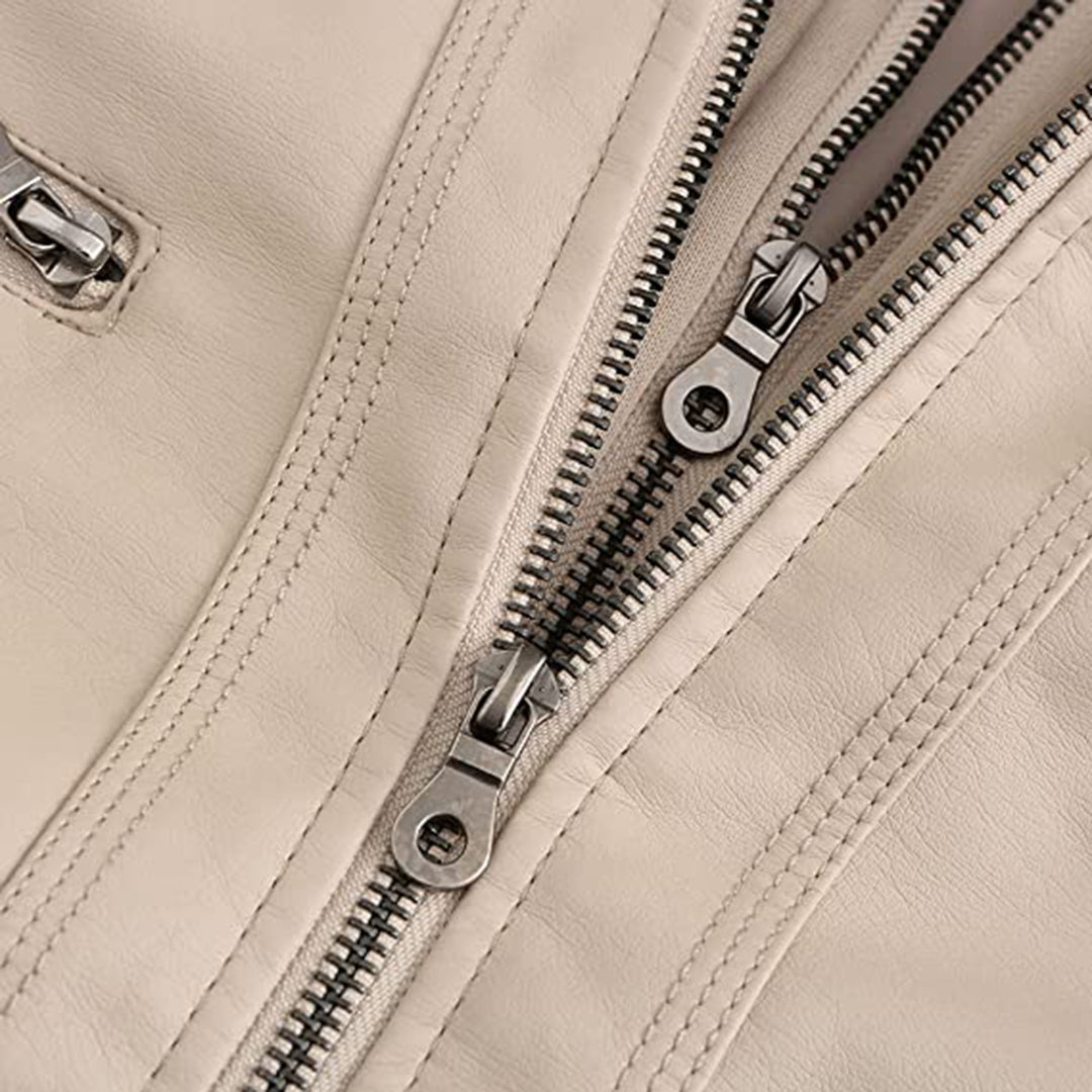 Barbara – Veste femme automne à capuche amovible zippée