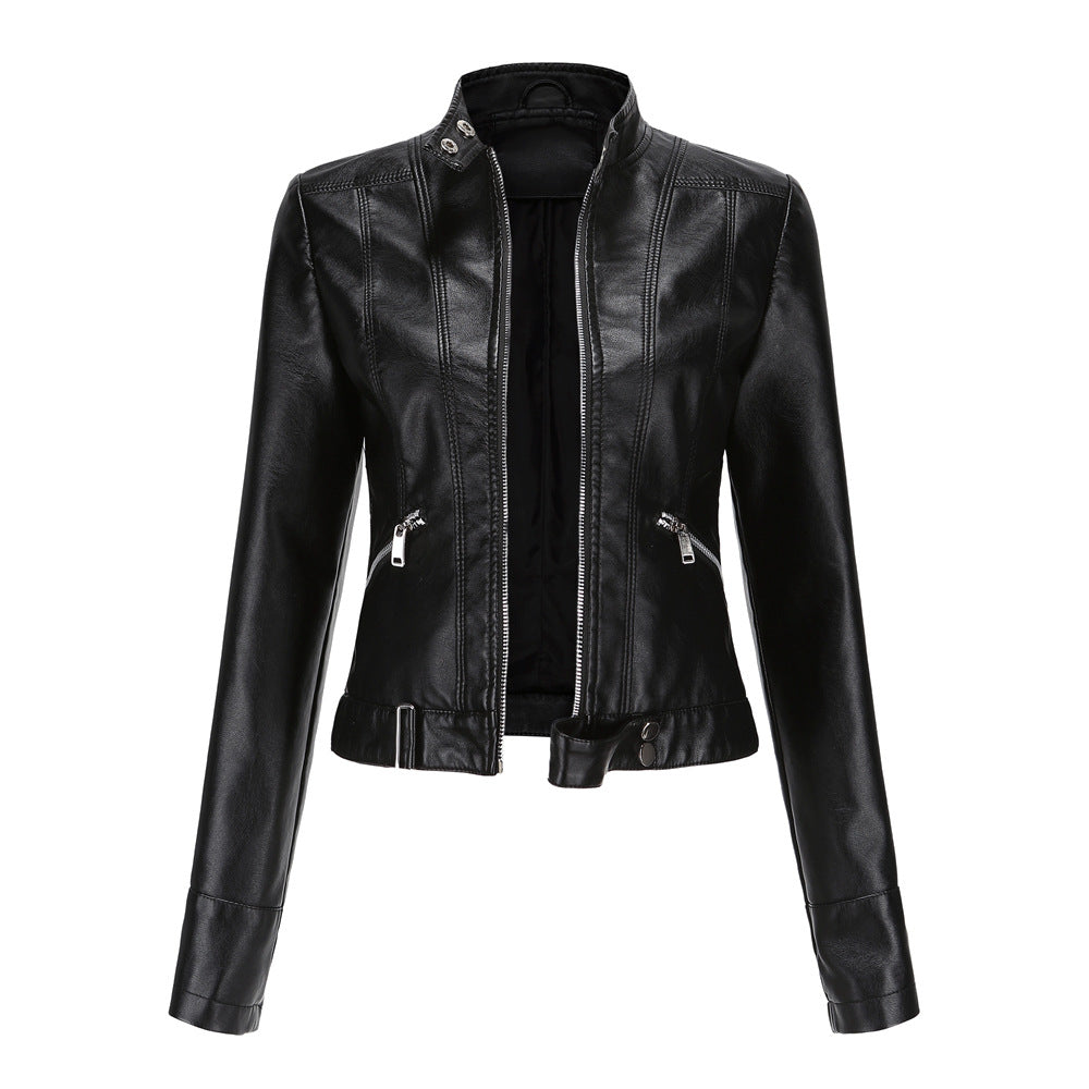 Élise – Veste femme automne style cuir