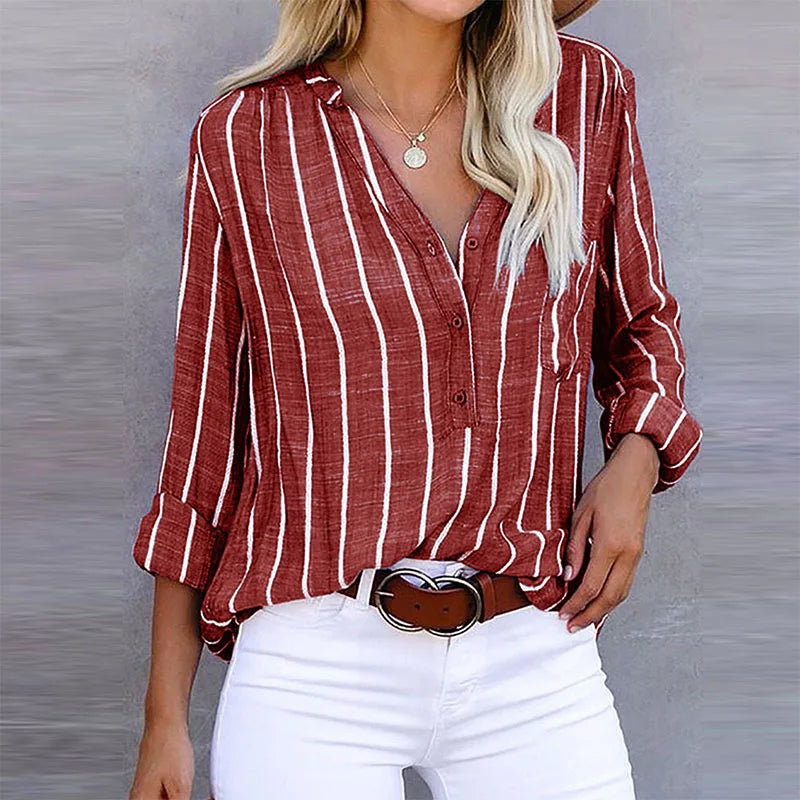 Lison – Blouse rayée femme