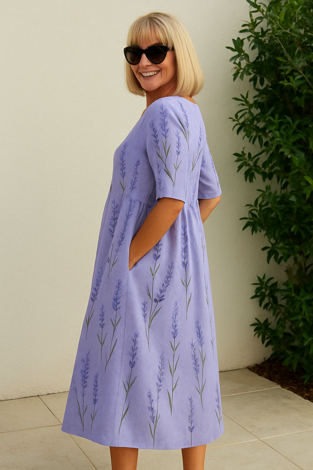 Gabrielle – Robe d'été fluide confortable femme