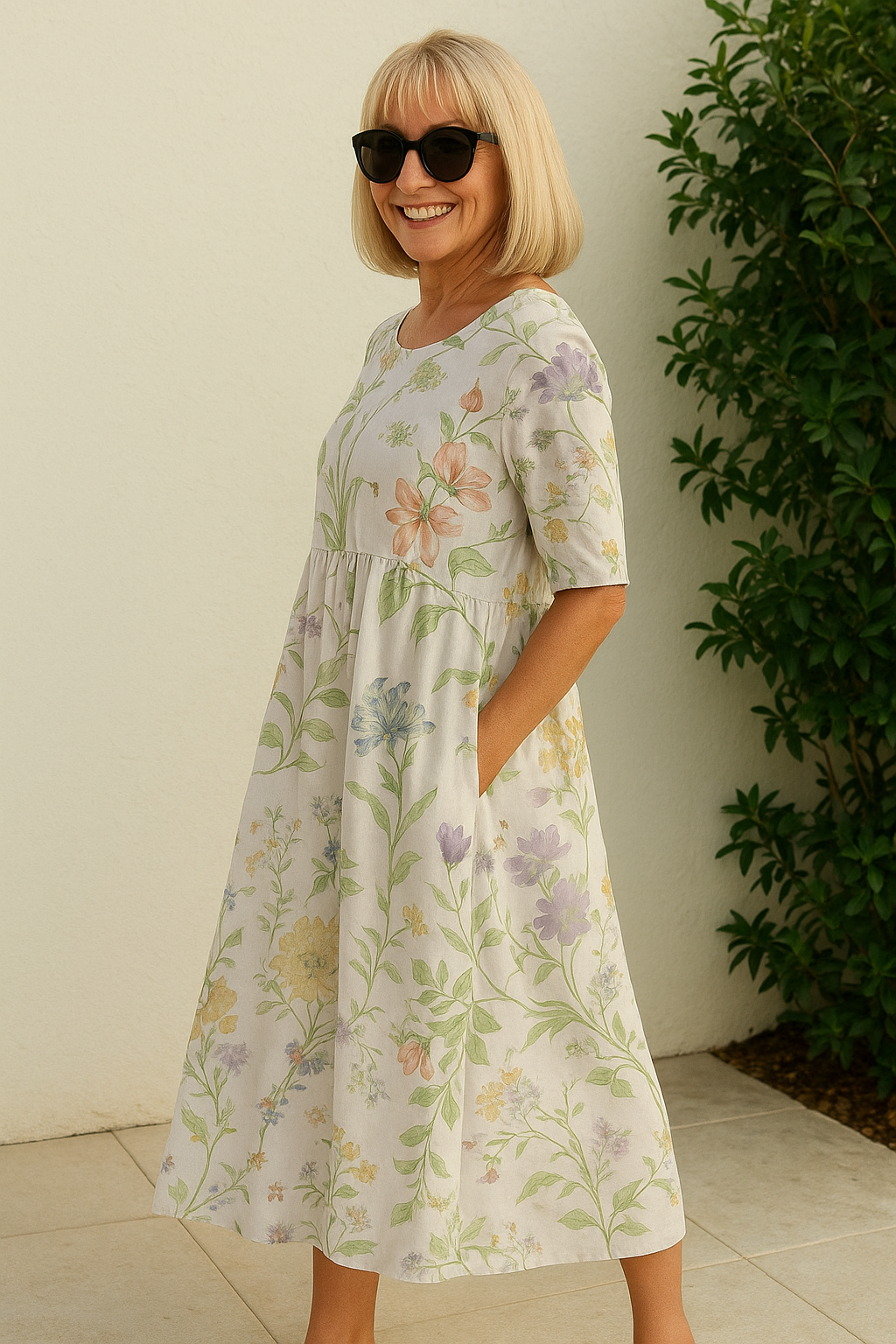 Gabrielle – Robe d'été fluide confortable femme