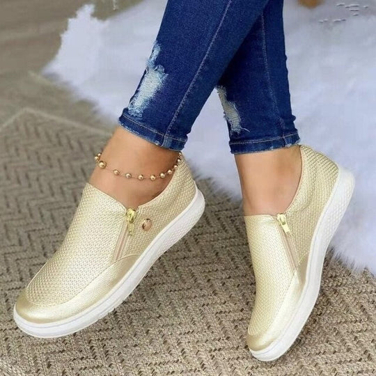 Thaïs – Chaussures avec fermeture zippée femme