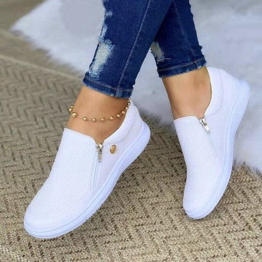 Thaïs – Chaussures avec fermeture zippée femme