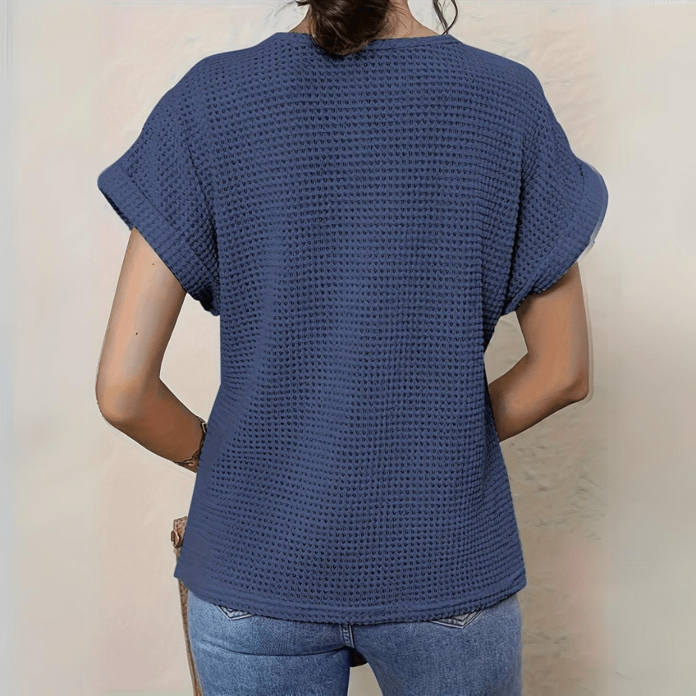 Blouse femme élégante à détails en dentelle