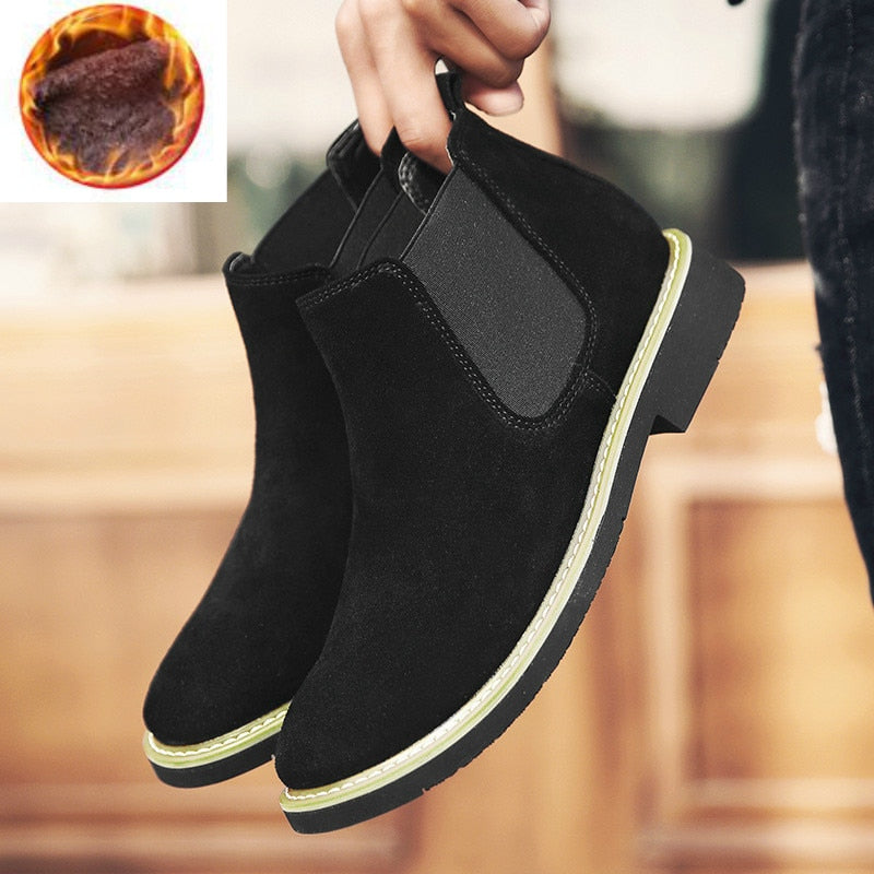 Valentin – Bottines Chelsea homme en daim