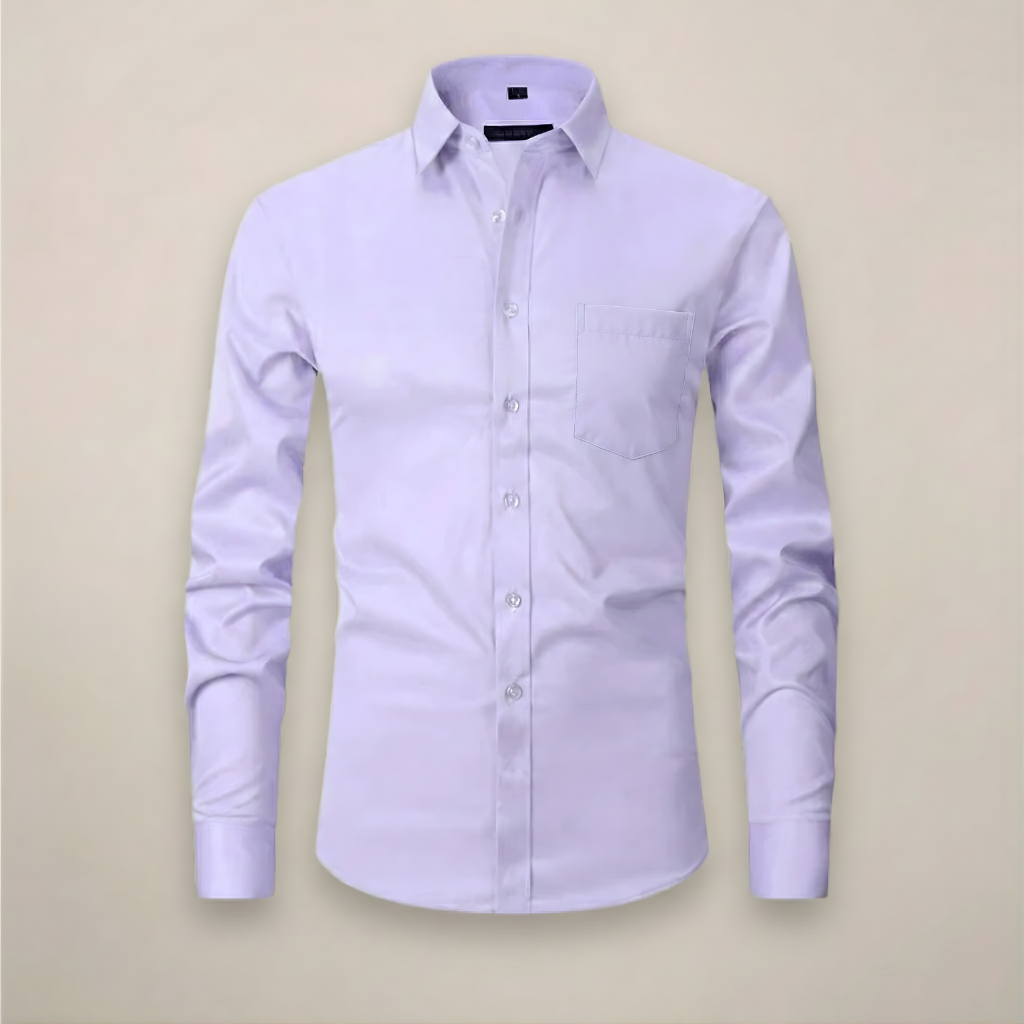 Thomas – Chemise à manches longues coupe ajustée homme