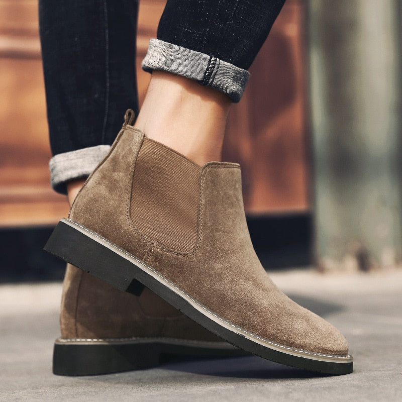 Valentin – Bottines Chelsea homme en daim