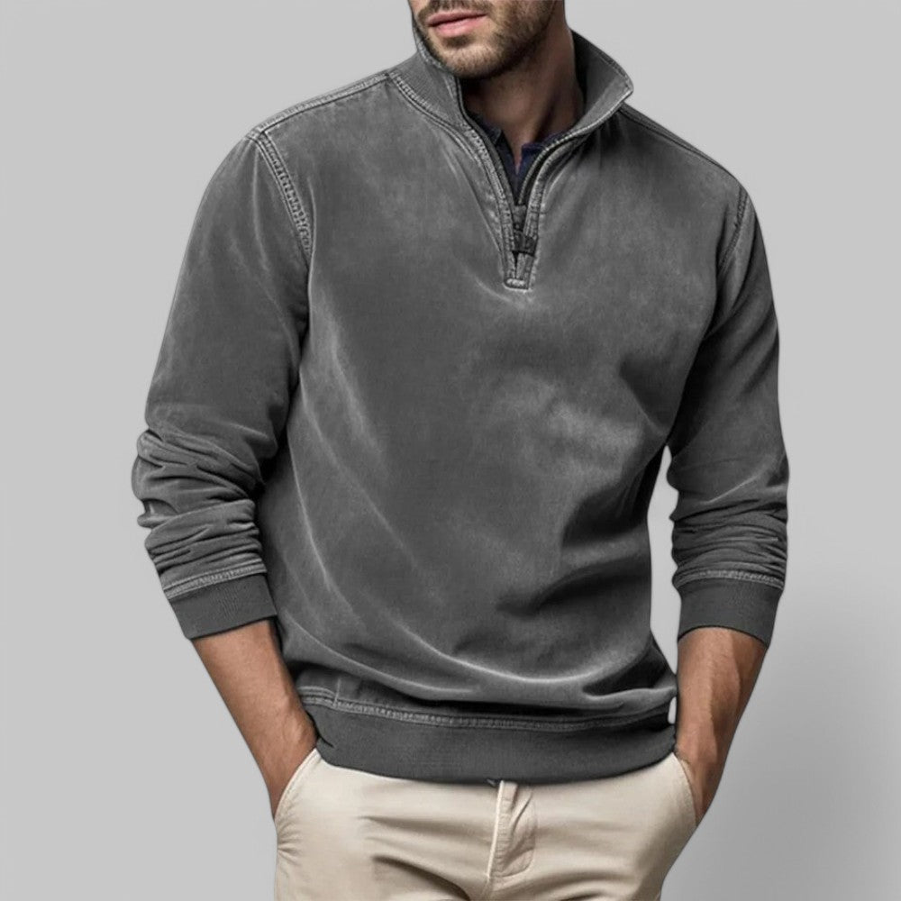 Loïc – Pull zippé homme