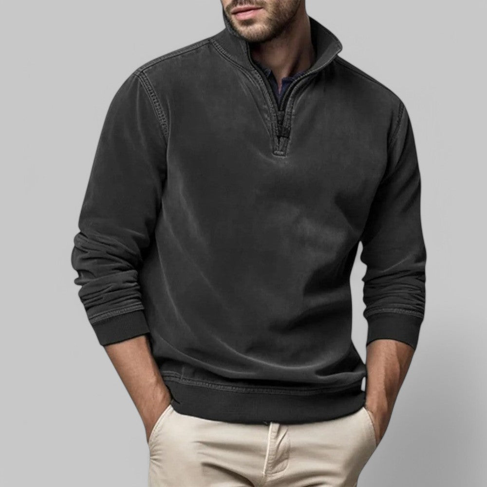 Loïc – Pull zippé homme