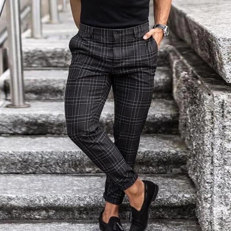Tristan – Pantalon à carreaux homme