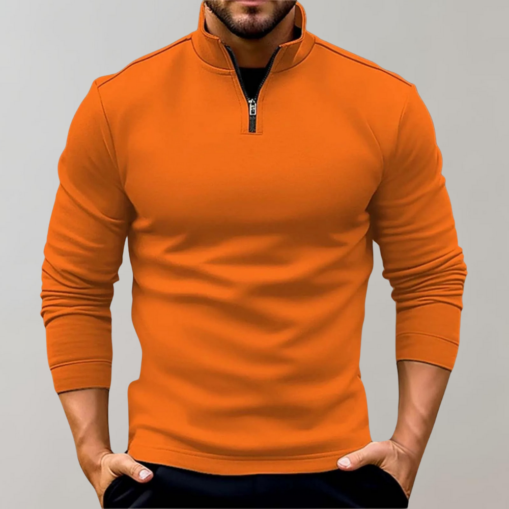 Lyyti – Pull zippé homme d’hiver col montant