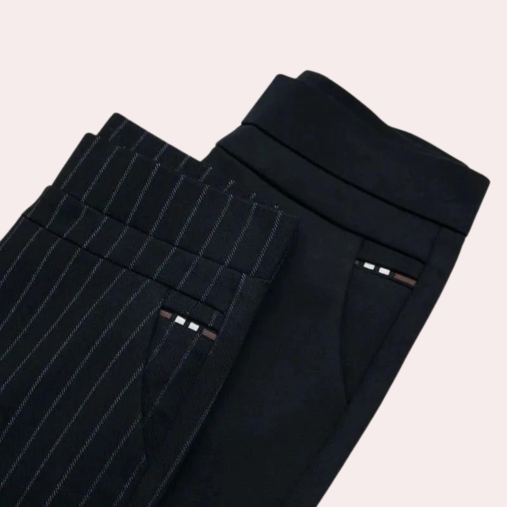 Élise – Pantalon femme d’hiver taille haute