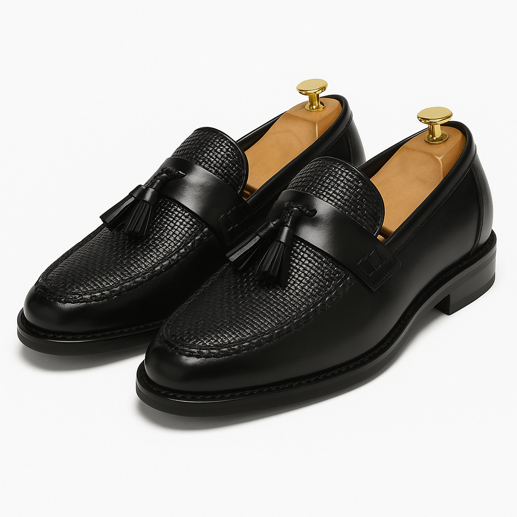 Gaspard – Mocassins tressés à pampilles homme